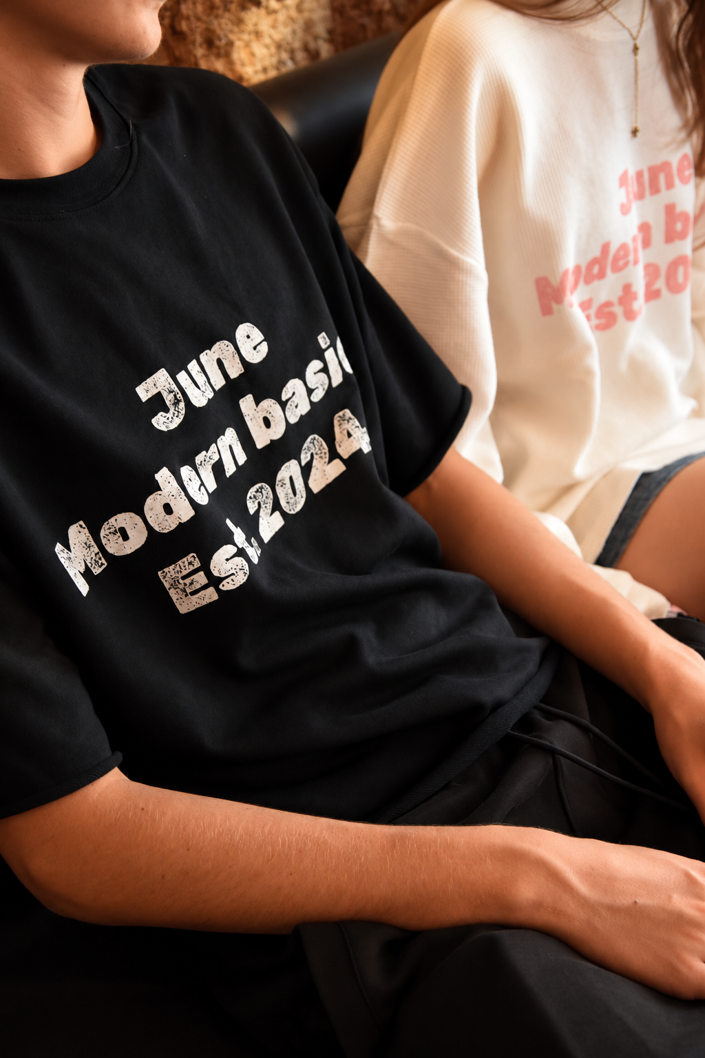 June Basic black Tee