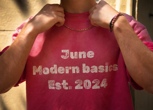 June Basic pink Tee