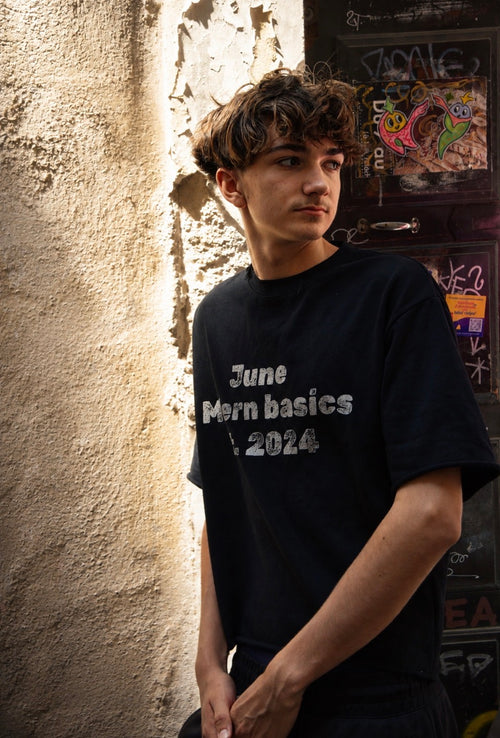 June Basic black Tee