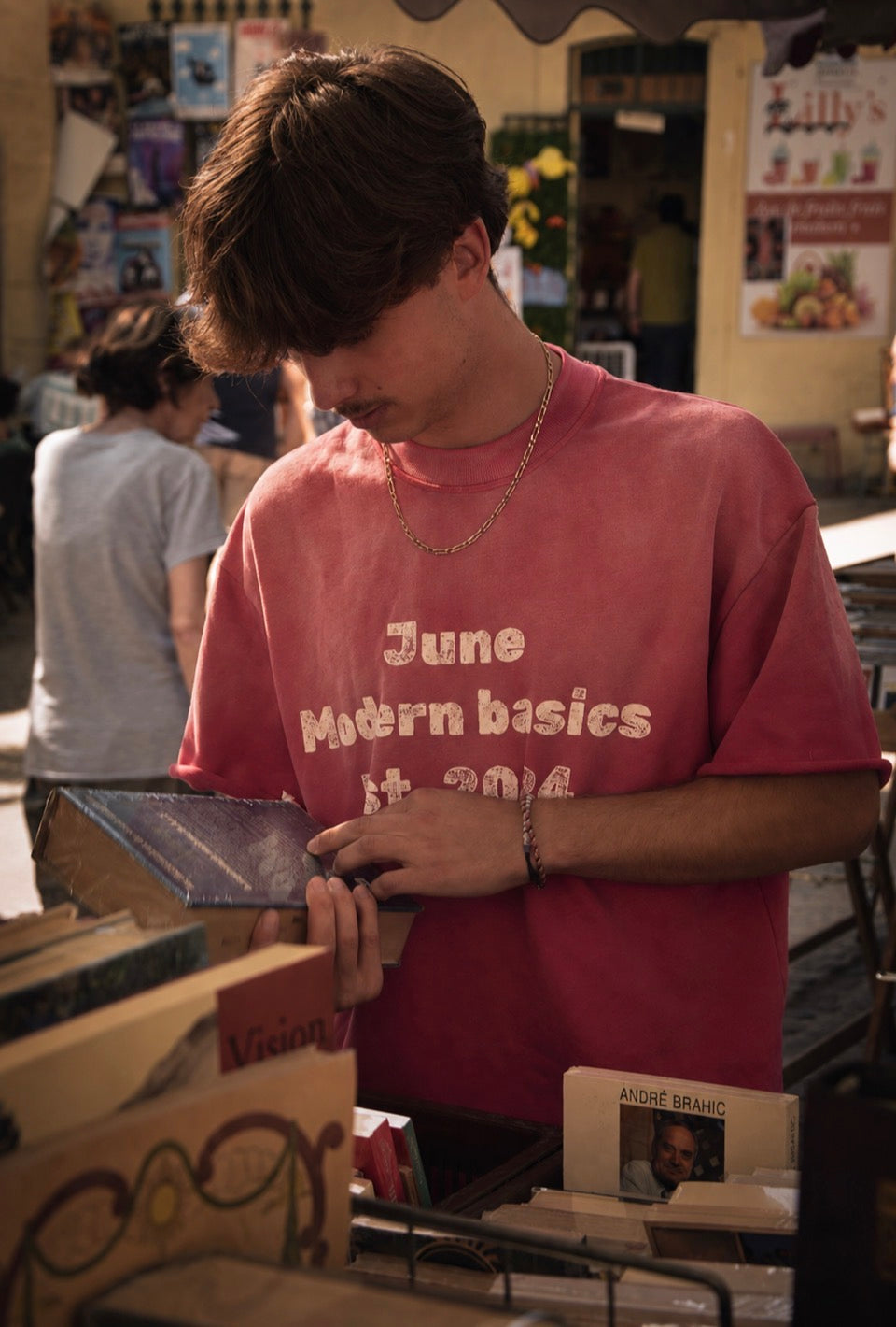 June Basic pink Tee